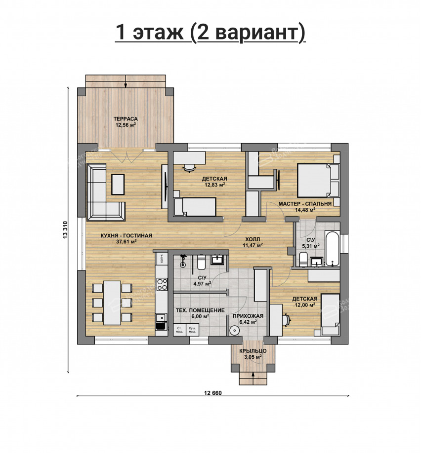  Дом из камня VZ-770